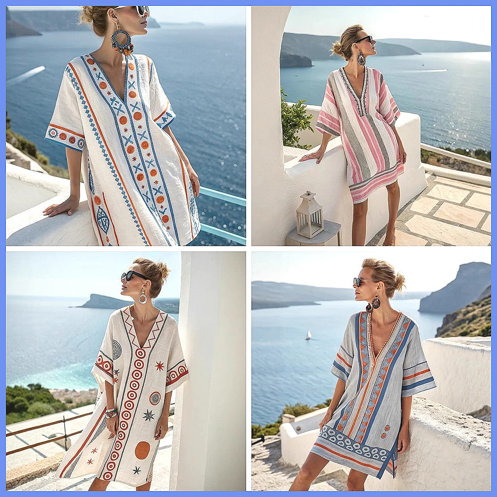 Women's 2025 Summer V-Neck Flo - огляд і ціна Dresses