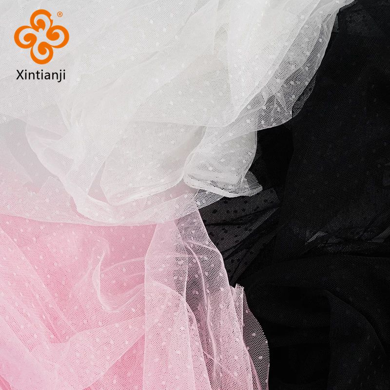 Lace Mesh Dot Jacquard Fabric  - огляд і ціна Dresses