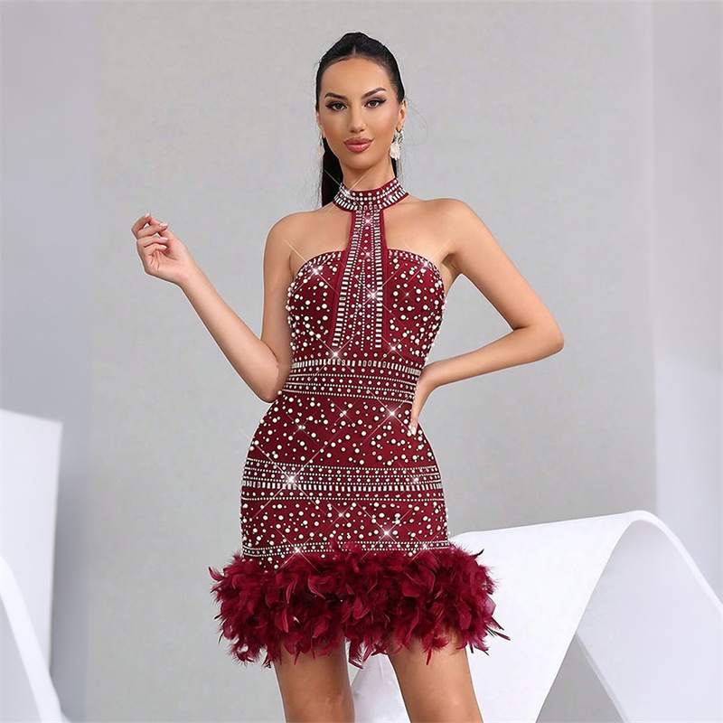 Doyerl Sparkly Rhinestone Birt - огляд і ціна Sparkly Rhinestone Club Party Dress