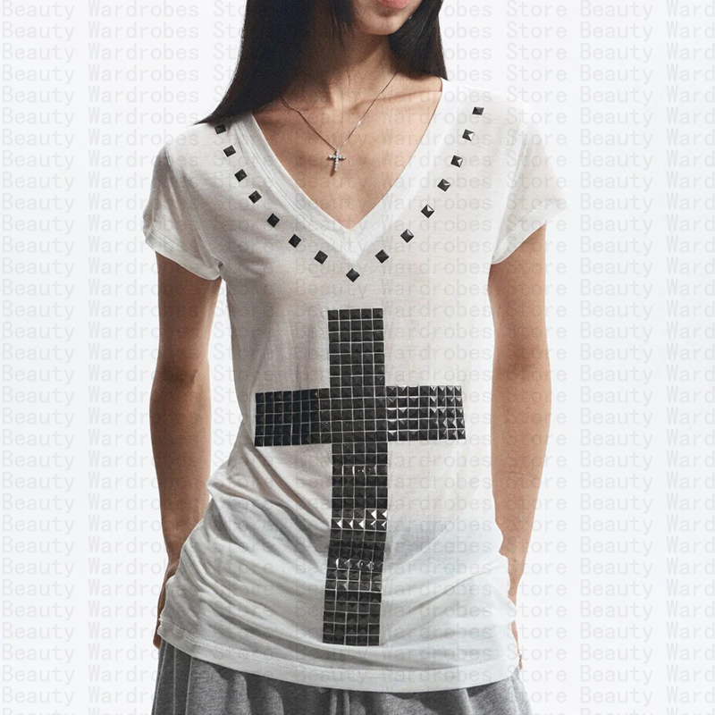 Rock Goth Unique Top Y2k Crop  - огляд і ціна Y2K Graphic Baby Tee Crop